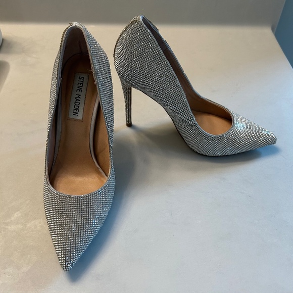 Steve Madden Sparkle Heels – Size 6 - Picture 1 of 5